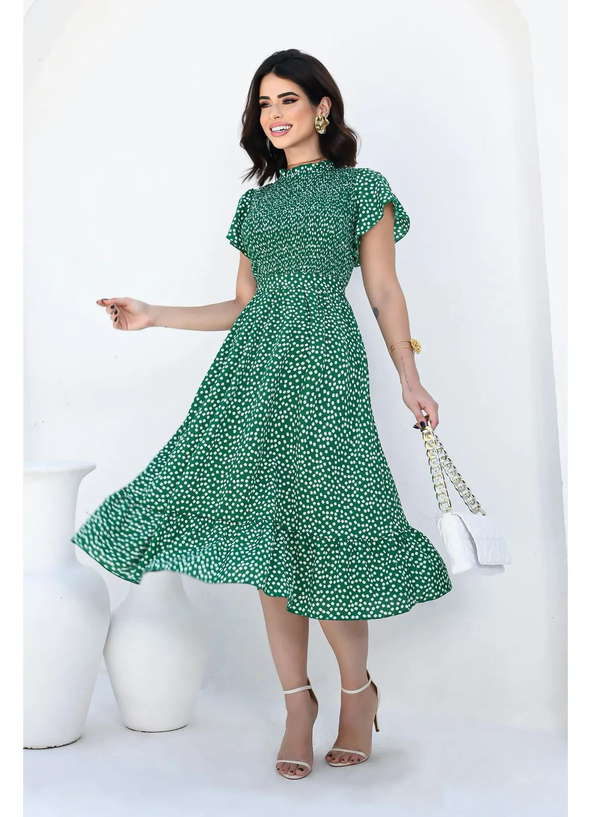 Vestido Midi Lastéx Margarida